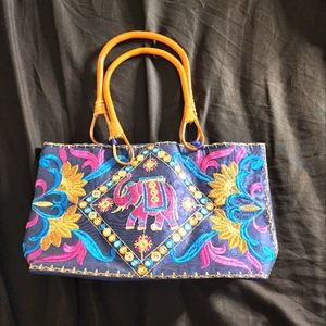 Bamboo elephant handbag 👜